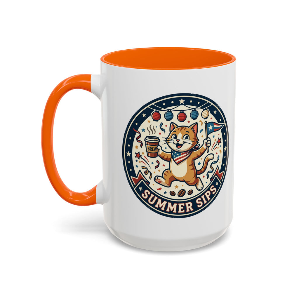 Space Camper Patch Coffee Mug — Retro Astronaut Camper 11/15oz Accent Mug