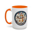 Space Camper Patch Coffee Mug — Retro Astronaut Camper 11/15oz Accent Mug