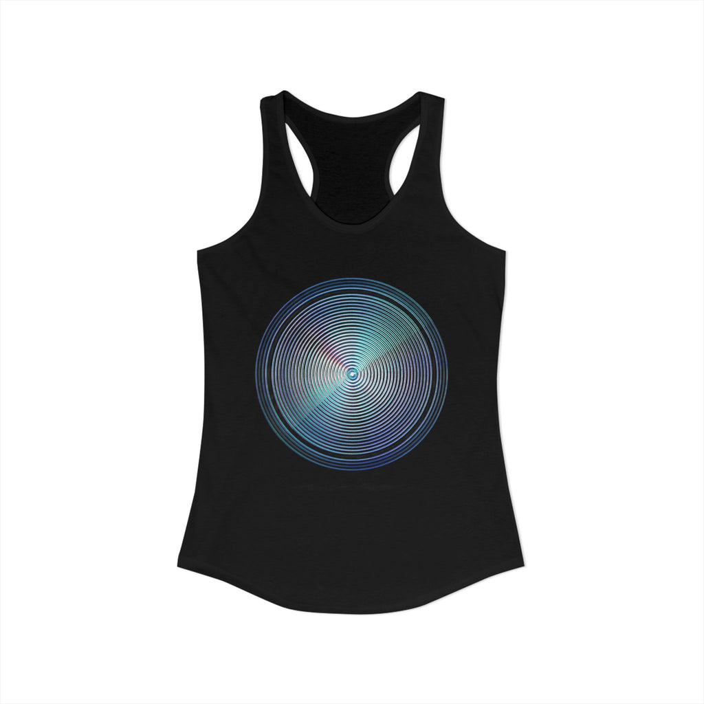 Women's Ideal Racerback Tank - Circle
