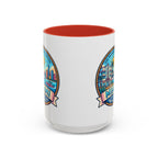 Miami Vintage Travel Accent Coffee Mug – 'Miami' Scenic Beach & Skyline Design (11/15oz)