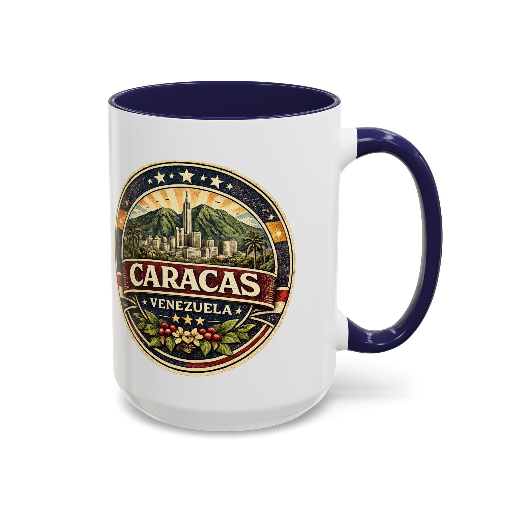 Caracas Venezuela Vintage Travel Accent Coffee Mug