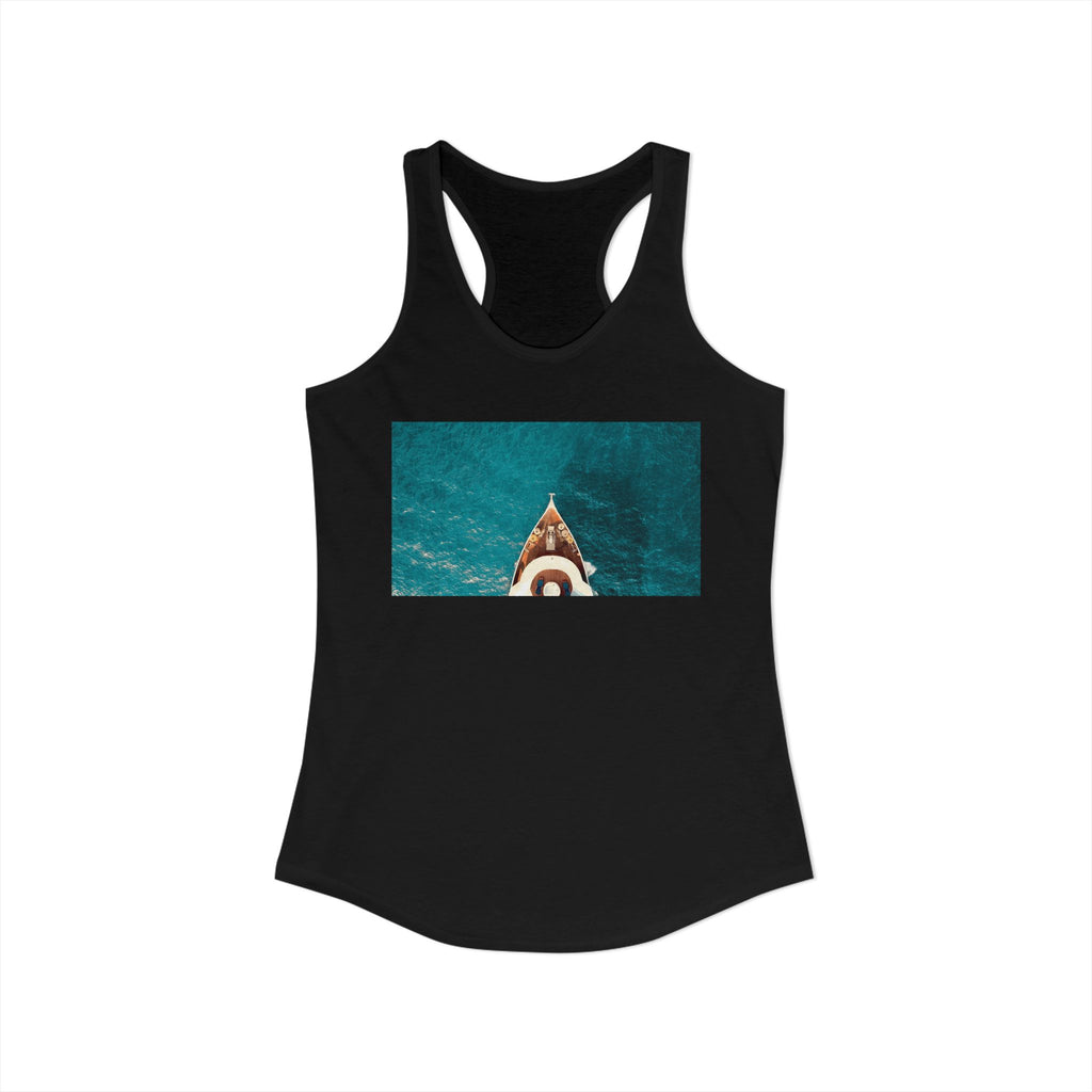 Women's Ideal Racerback Tank - Summer Boat