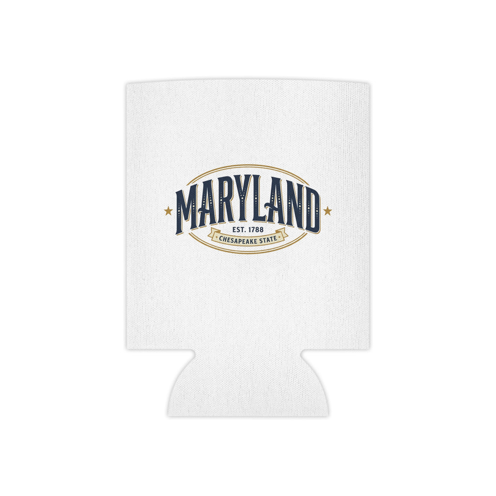 Maryland Can Cooler – Retro Chesapeake States Beverage Koozie
