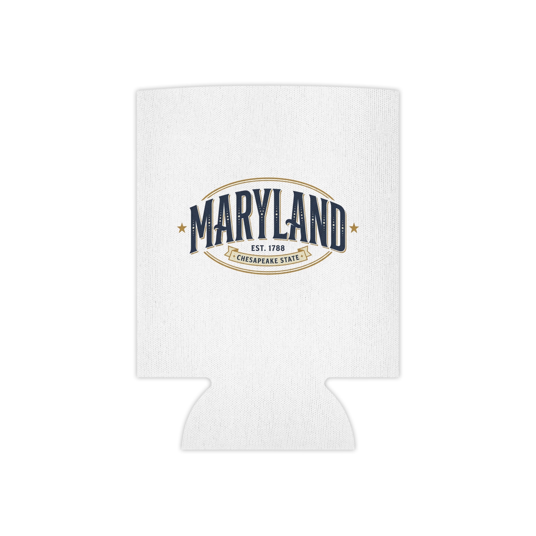 Maryland Can Cooler – Retro Chesapeake States Beverage Koozie