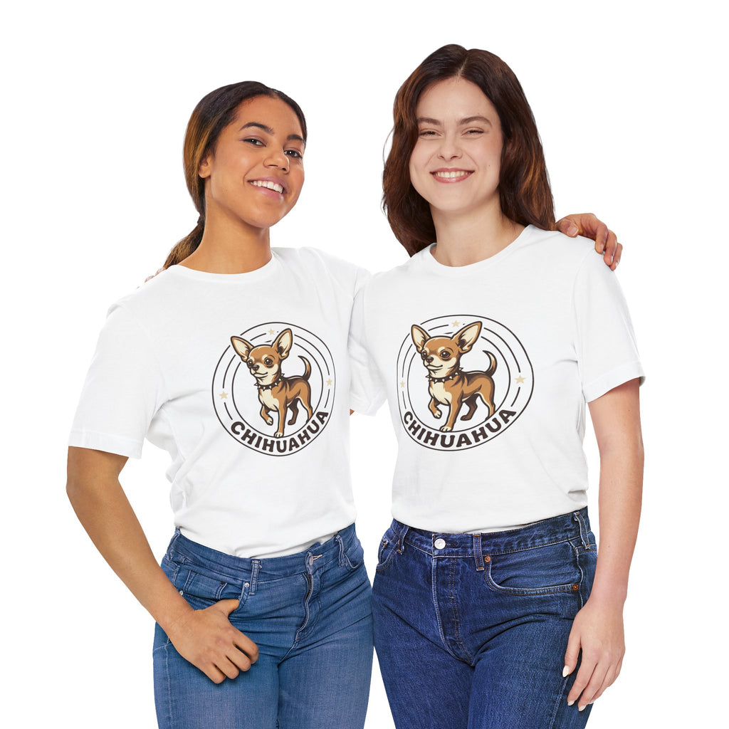 Chihuahua Graphic Tee — Cute Cartoon Dog T‑Shirt for Chihuahua Lovers
