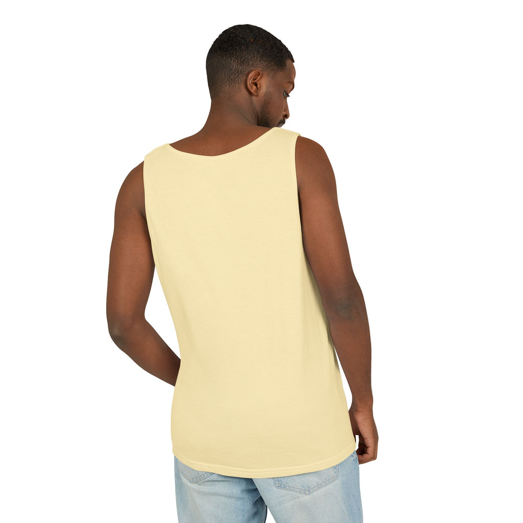 Abstract Wave Mesh Tank Top — Geometric Optical Illusion Graphic Tank