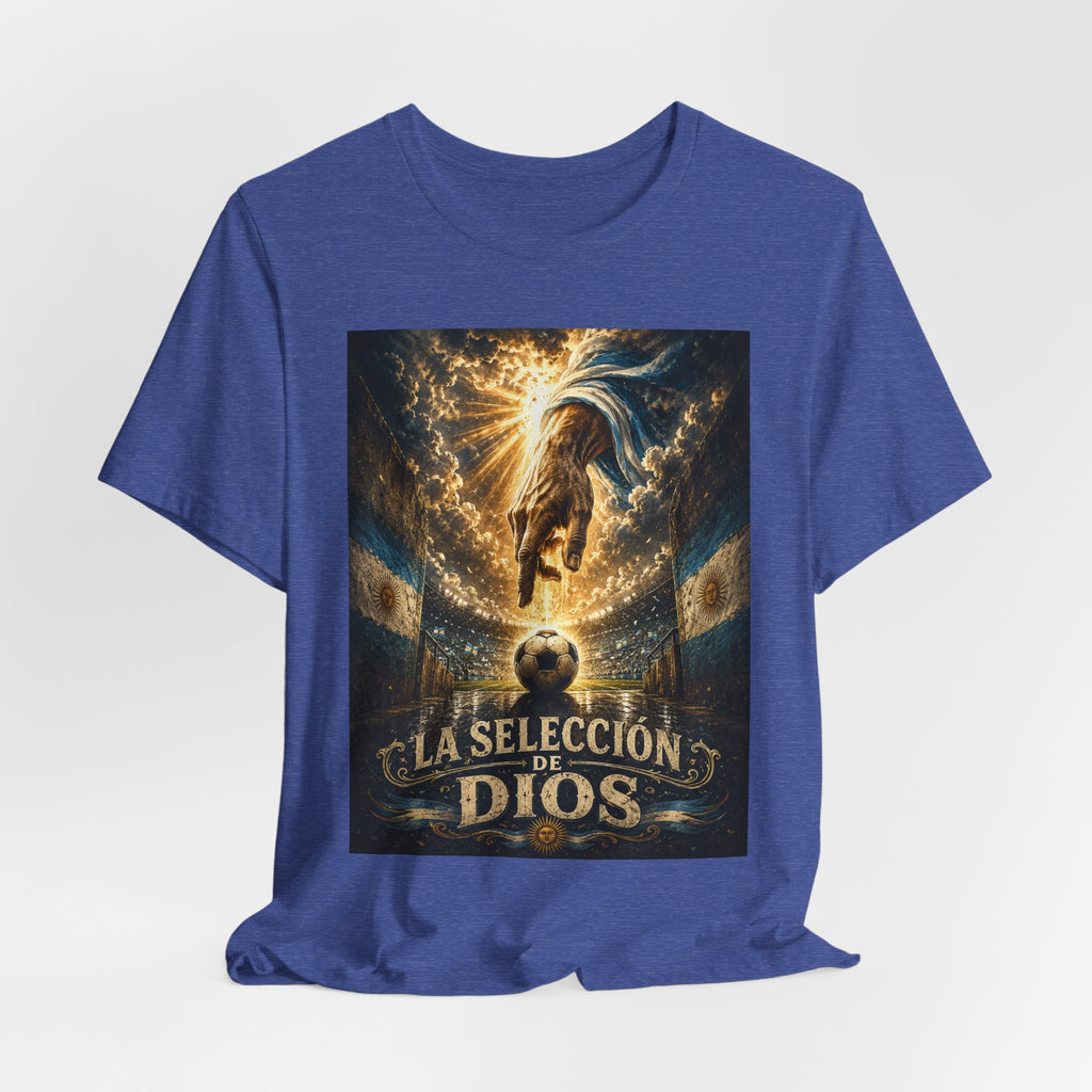 Soccer Faith T-Shirt — "La Selección de Dios" Graphic Tee