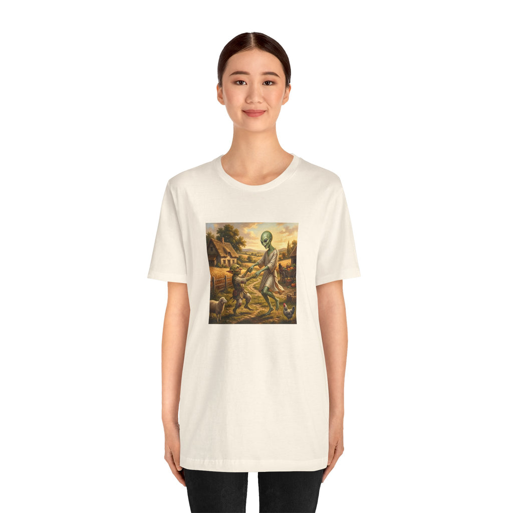 Alien Harvest Vintage Art T‑Shirt