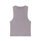 Summer Vibes Stonewash Tank Top — Retro Sunset Graphic Tank