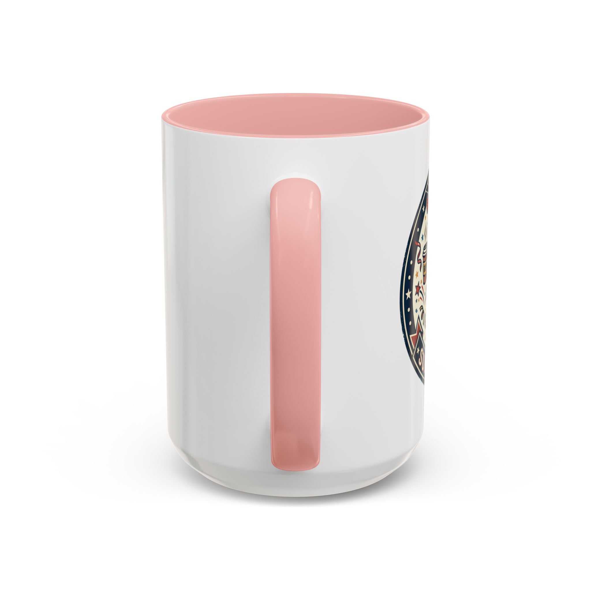 Space Camper Patch Coffee Mug — Retro Astronaut Camper 11/15oz Accent Mug