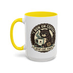 Coffee Lovers Mug — Rustic 'Coffee & Hops' Accent Ceramic Mug (11/15oz)