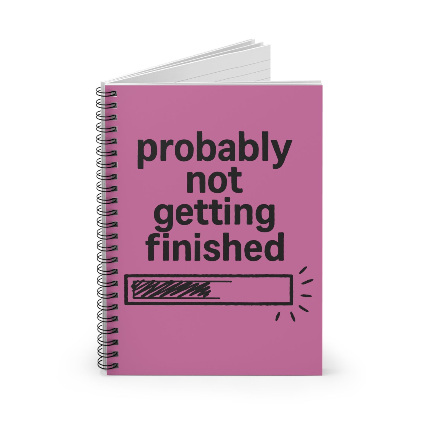 Probably Not Getting Finished – ADHD Starter Notebook