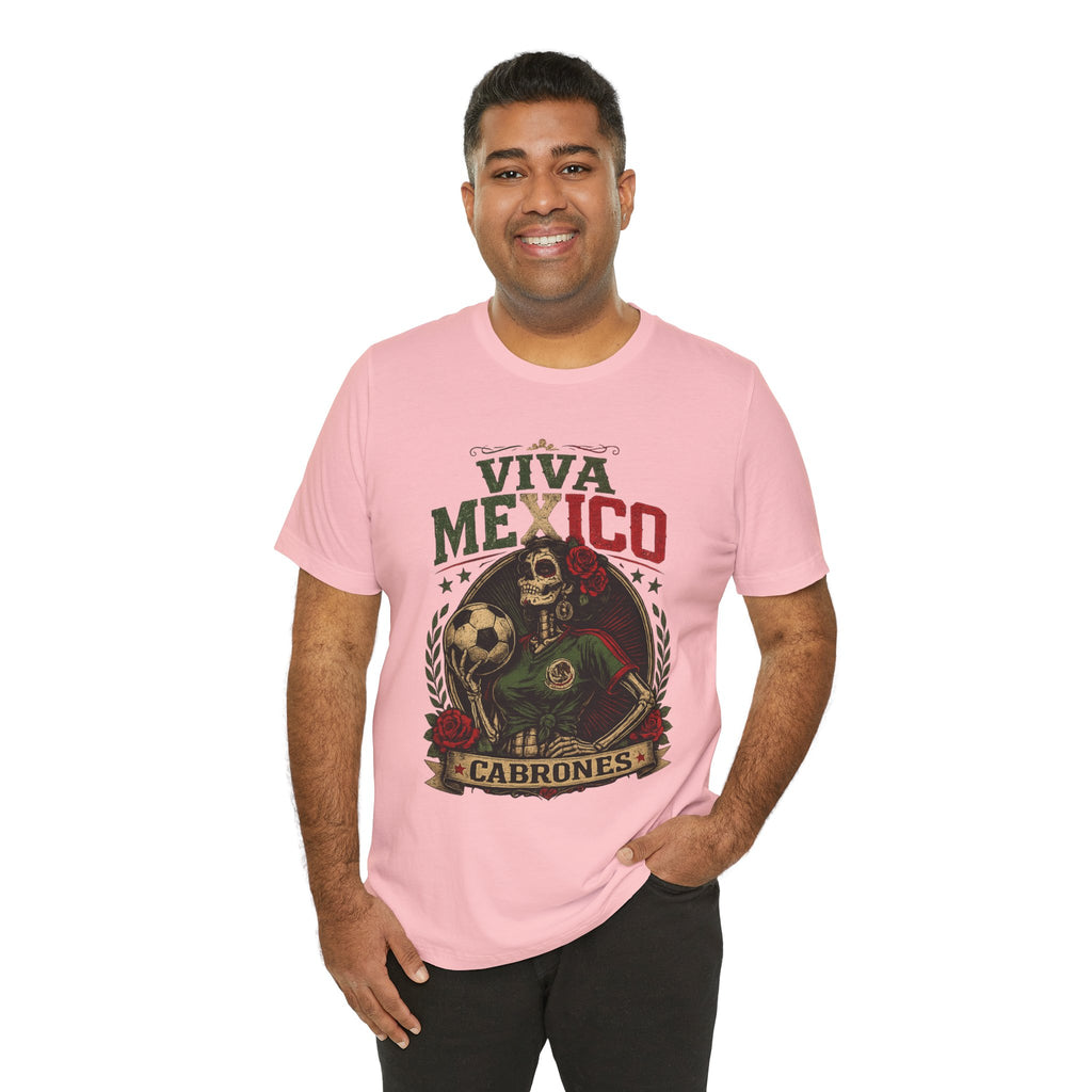 Mexico Catrina Skull T‑Shirt — Day of the Dead Mexican Soccer Tee