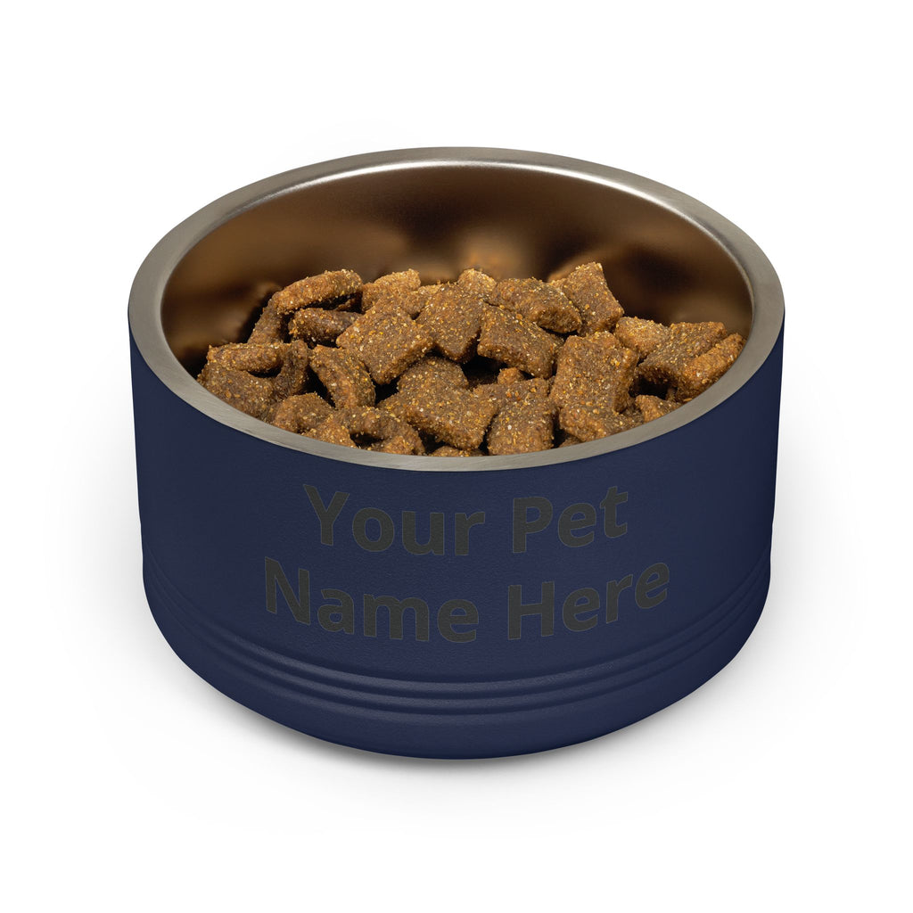 Personalized Pet Bowl – Custom Name 18oz Stainless Steel Dog & Cat Feeding Bowl