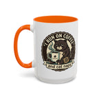 Coffee Lovers Mug — Rustic 'Coffee & Hops' Accent Ceramic Mug (11/15oz)