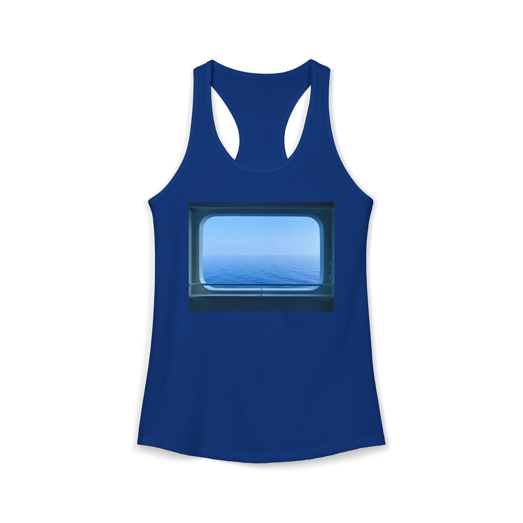 Women's Ideal Racerback Tank - Summer Ocean View
