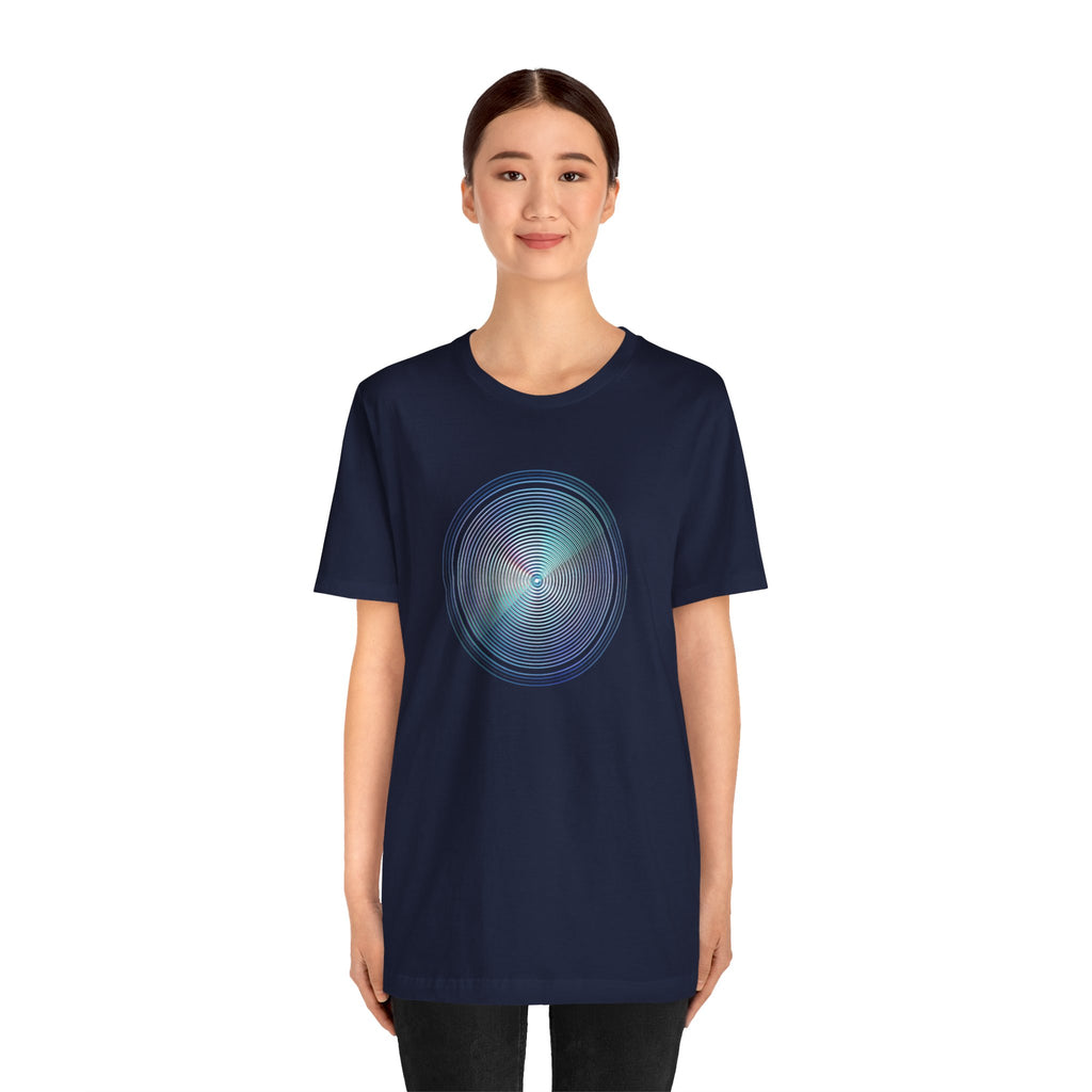 Hypnotic Holo Spiral T‑Shirt