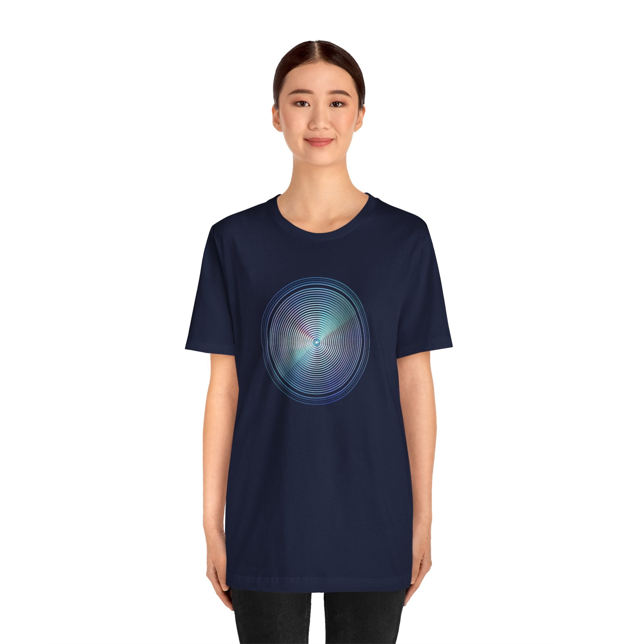 Hypnotic Holo Spiral T‑Shirt