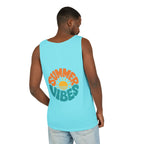 Summer Vibes Unisex Tank Top - Retro Sun Graphic