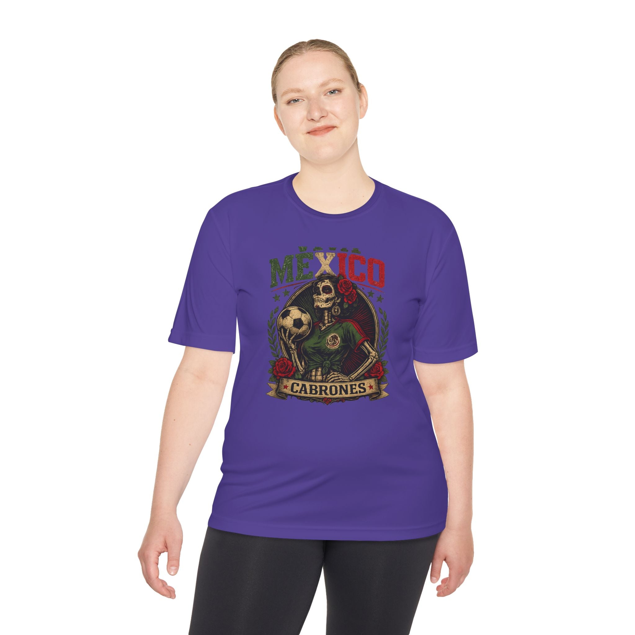 Mexico Cabrones Skull Soccer Tee — Mexican Pride Football T‑Shirt