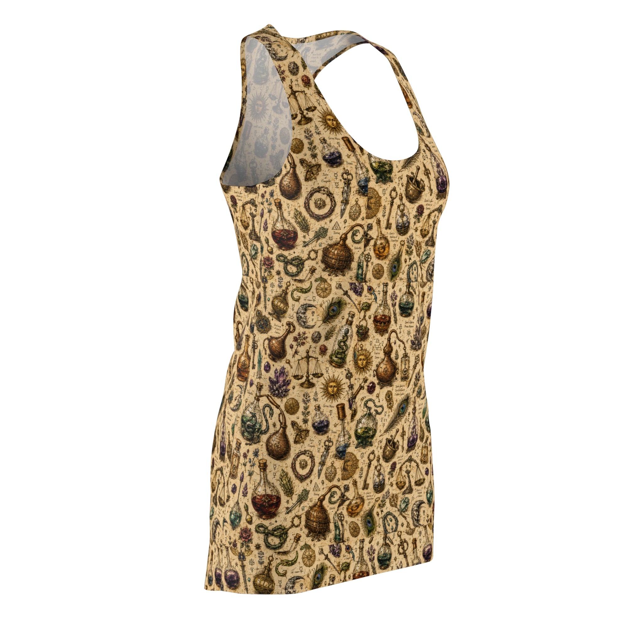 Racerback Dress — The Alchemist's Cabinet Print