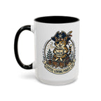 Vintage Sailor Anchor Coffee Mug — Nautical Tattoo Accent Mug (11/15oz)