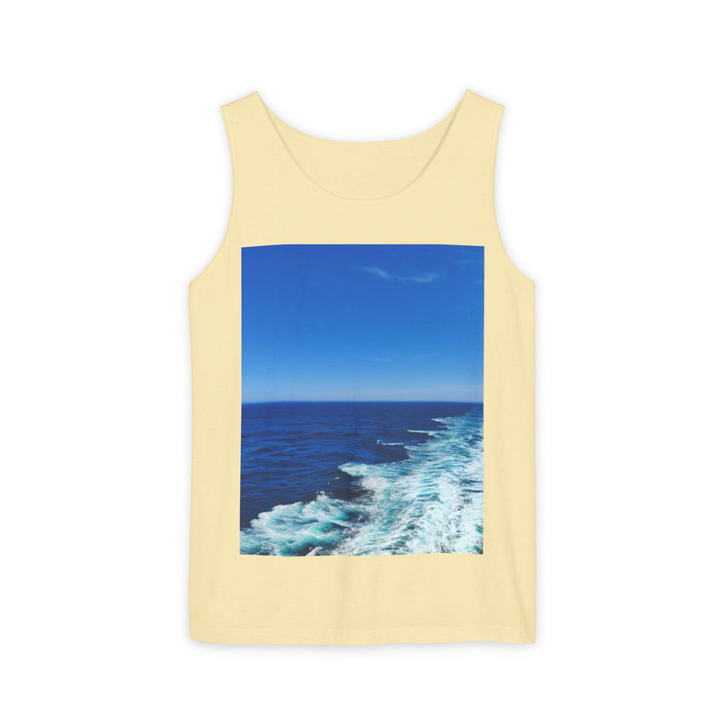 Ocean View Photo Tank Top — Coastal Beach Vibes Summer Tee