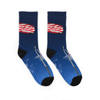 American Flag Crew Socks — Patriotic Padded Crew Socks for Men & Women
