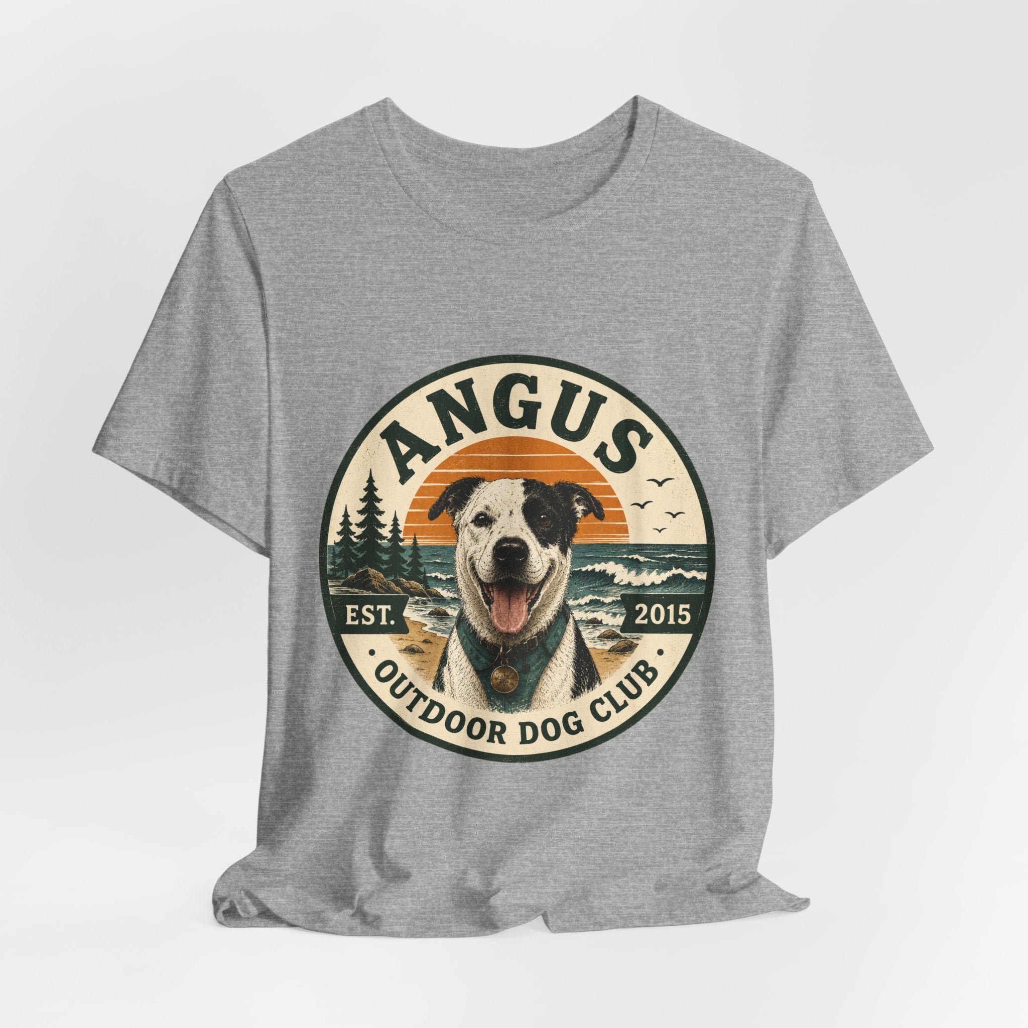 Angus Dog Photo Collage T-Shirt