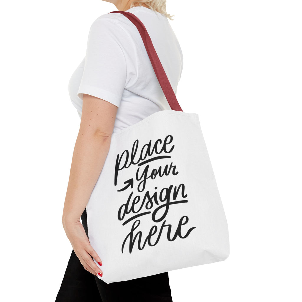 Custom Printed Tote Bag — Personalized All-Over-Print Canvas Shopper