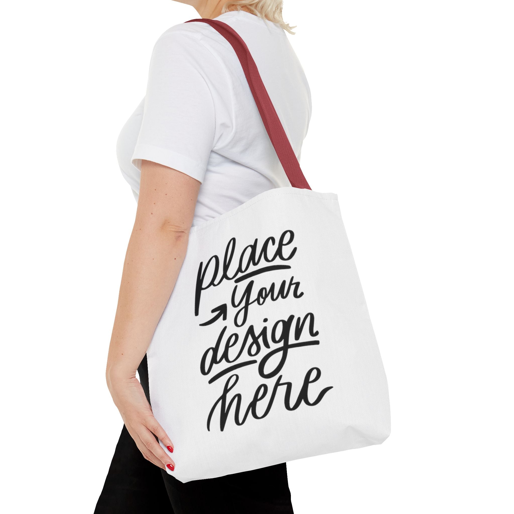 Custom Printed Tote Bag — Personalized All-Over-Print Canvas Shopper