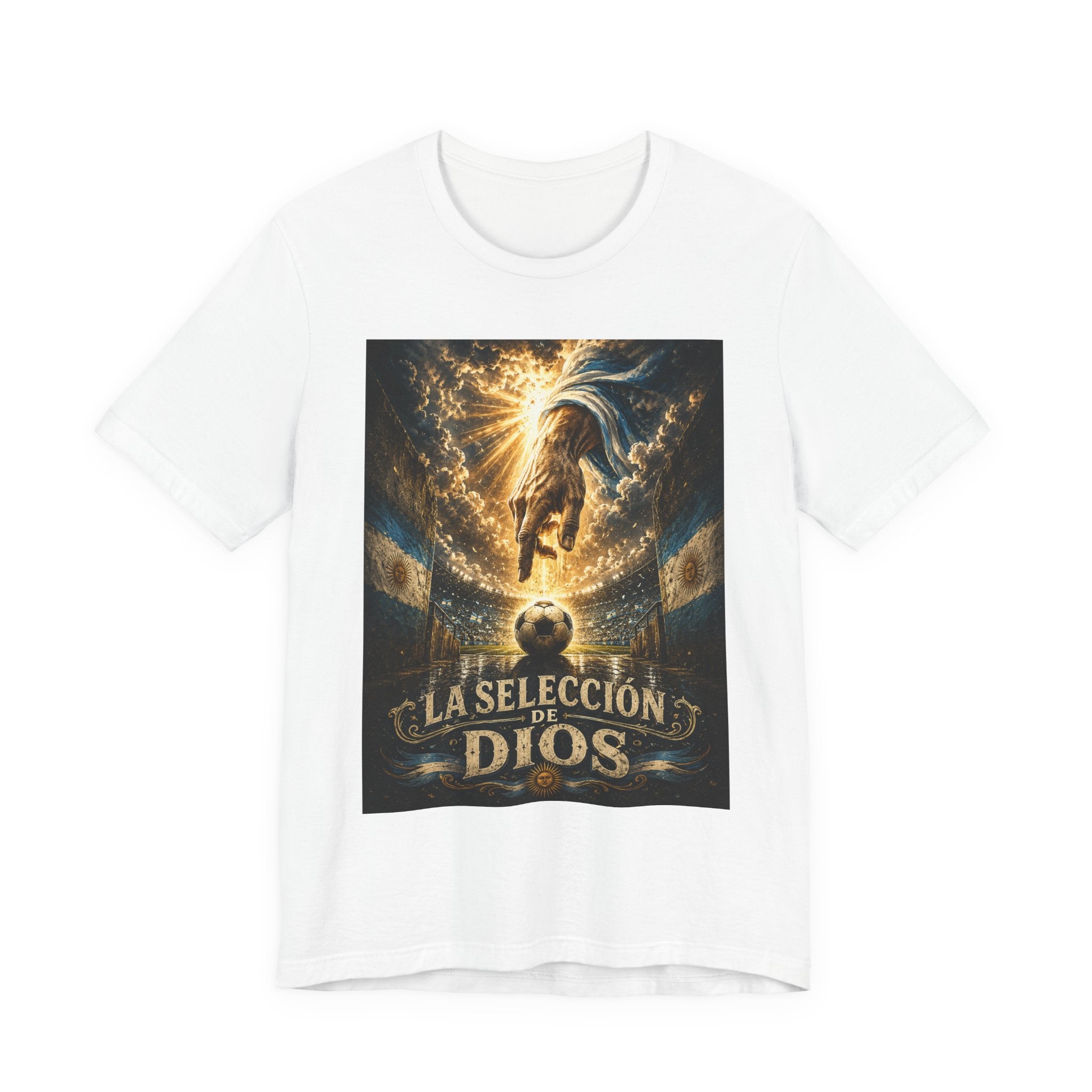 Soccer Faith T-Shirt — "La Selección de Dios" Graphic Tee