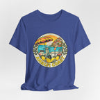 Amalfi Coast Vintage Travel Tee — Scenic Lemon & Vespa Graphic