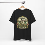 Mexico Soccer T‑Shirt — "Hecho en México, Criado con Fútbol" Vintage Football Tee
