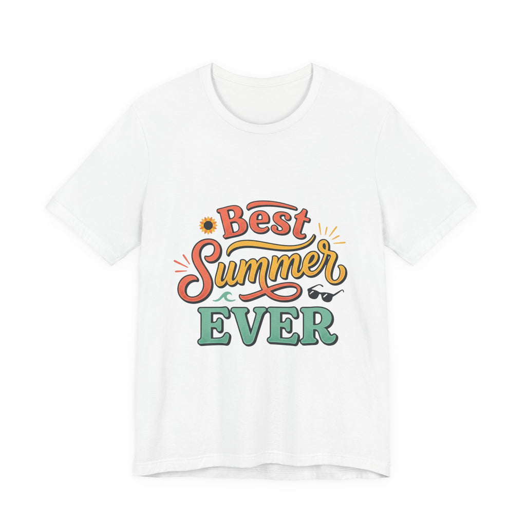 Best Summer Ever T-Shirt — Retro Colorful Vacation Tee
