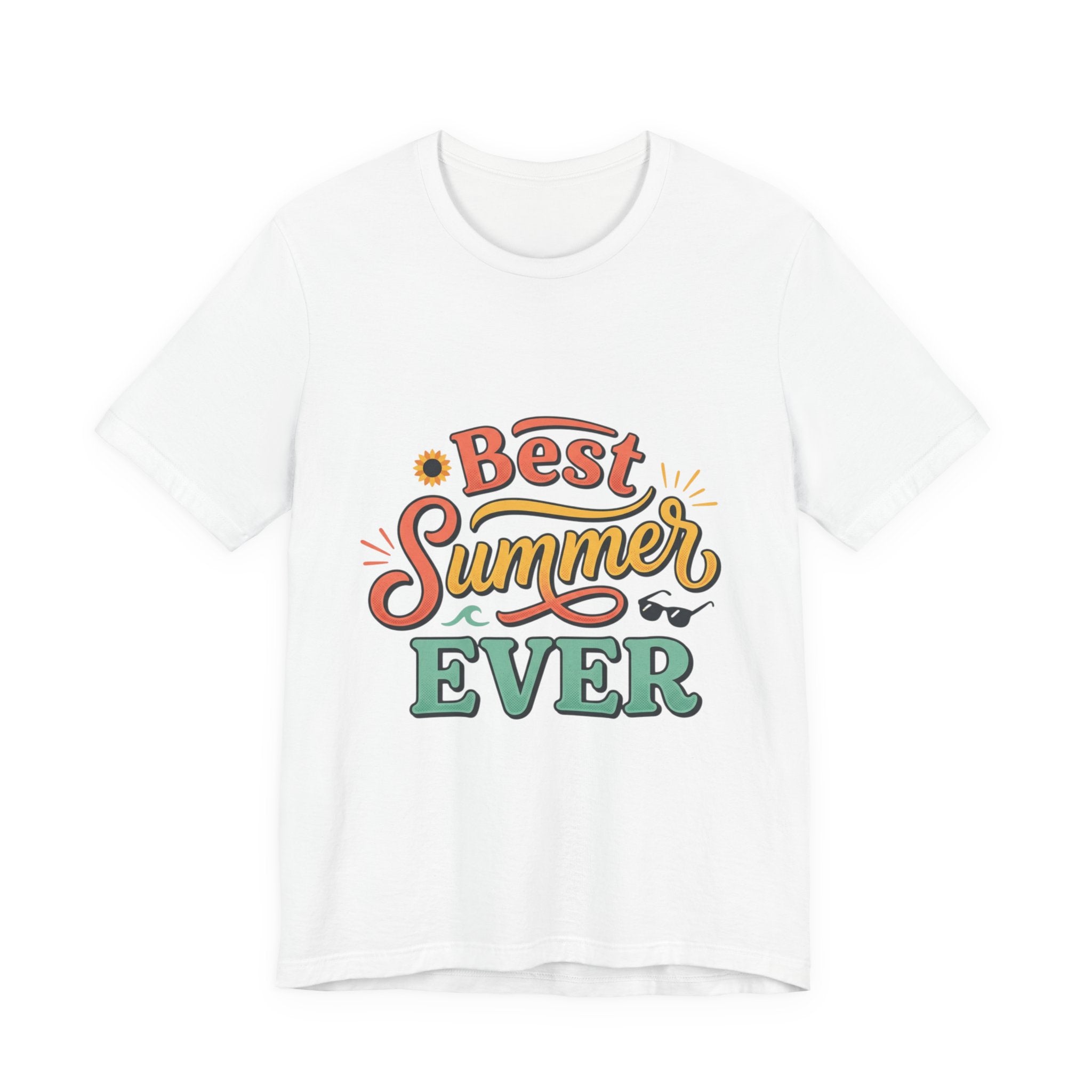Best Summer Ever T-Shirt — Retro Colorful Vacation Tee