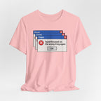 Hyperfocused on the Wrong Thing Tee — Funny Retro Error Window Graphic T-Shirt