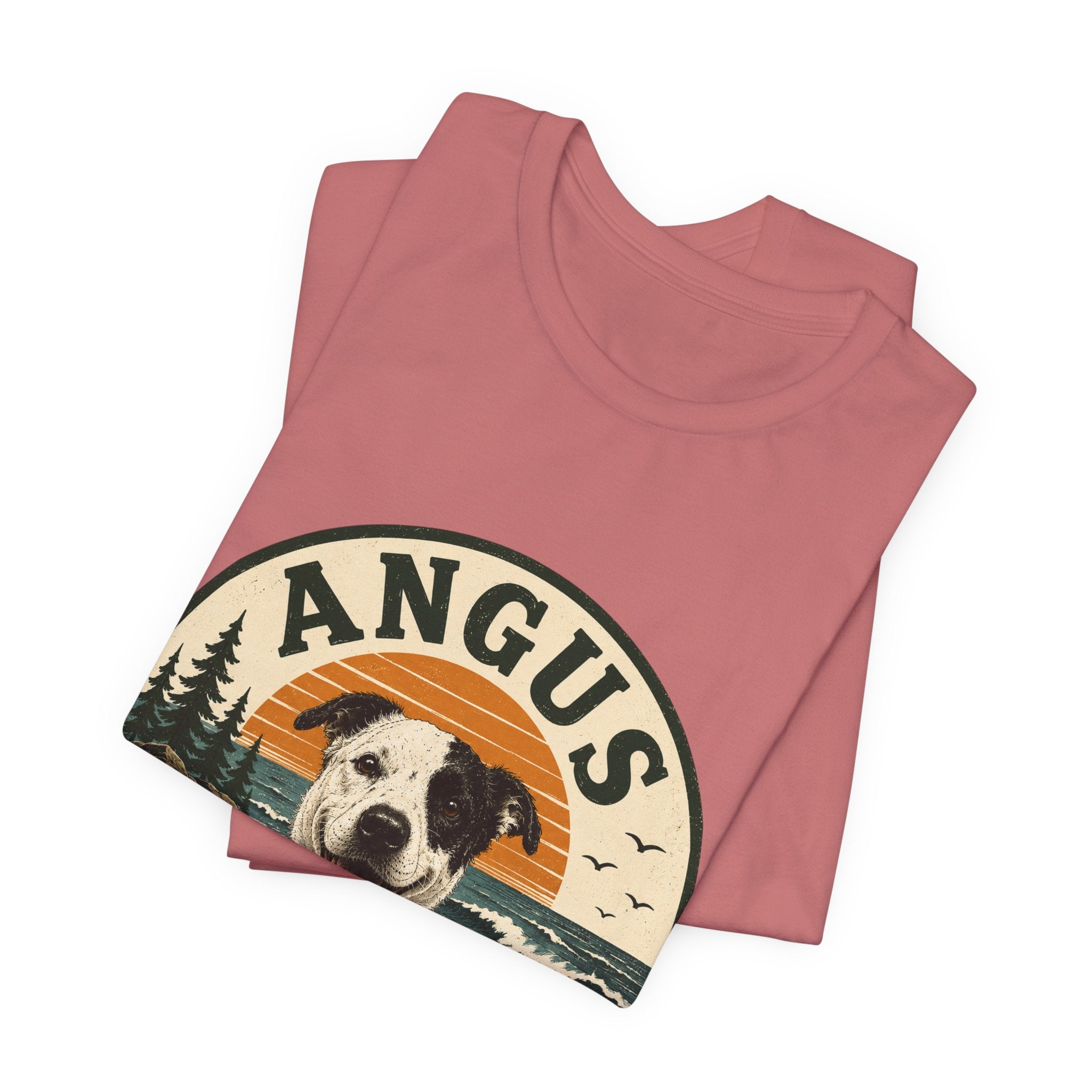 Angus Dog Photo Collage T-Shirt
