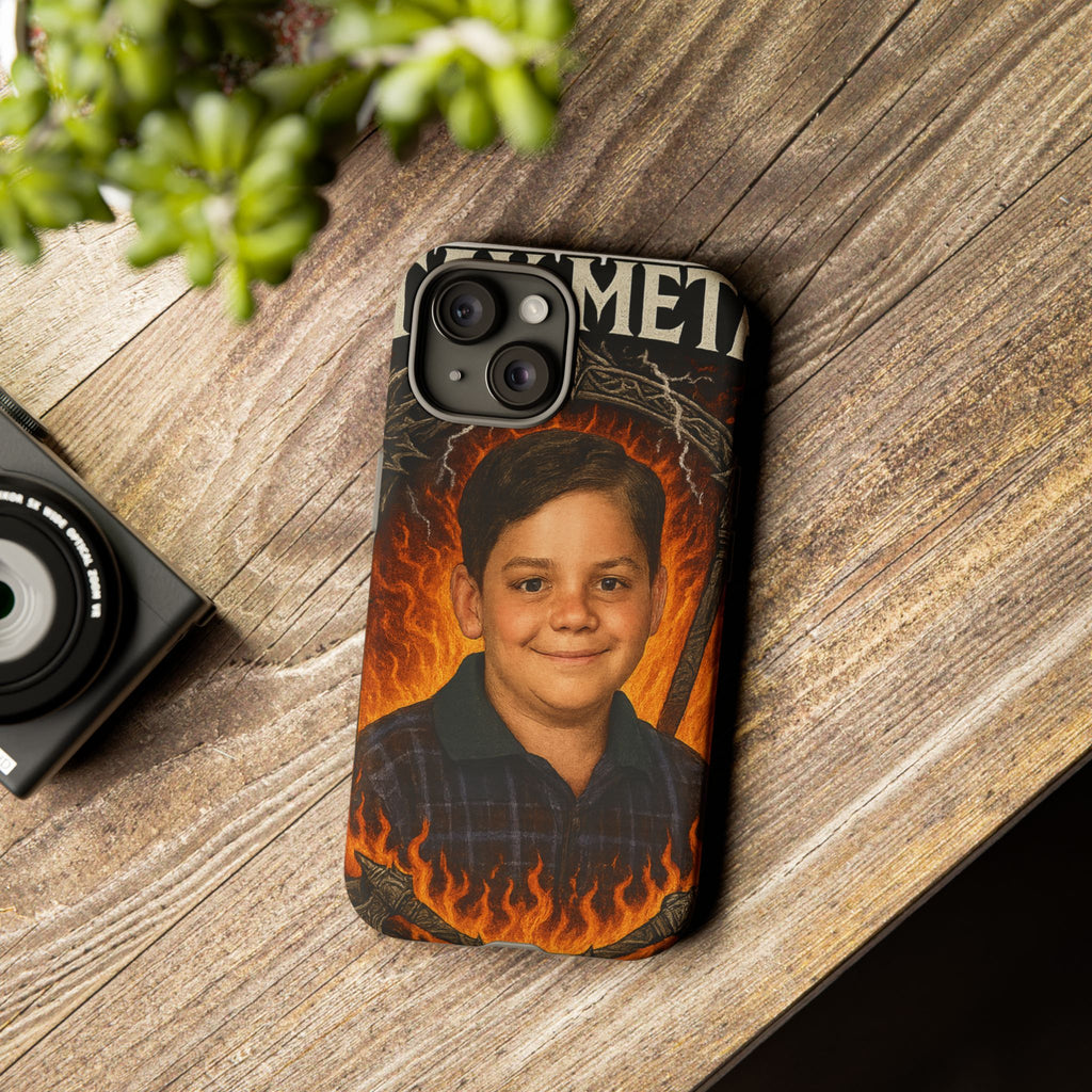 Metalhead Phone Case, Tough Cases for Music Lovers, Personalize with Unique Art, Gift for Metal Fans, Rock Lover's Accessory