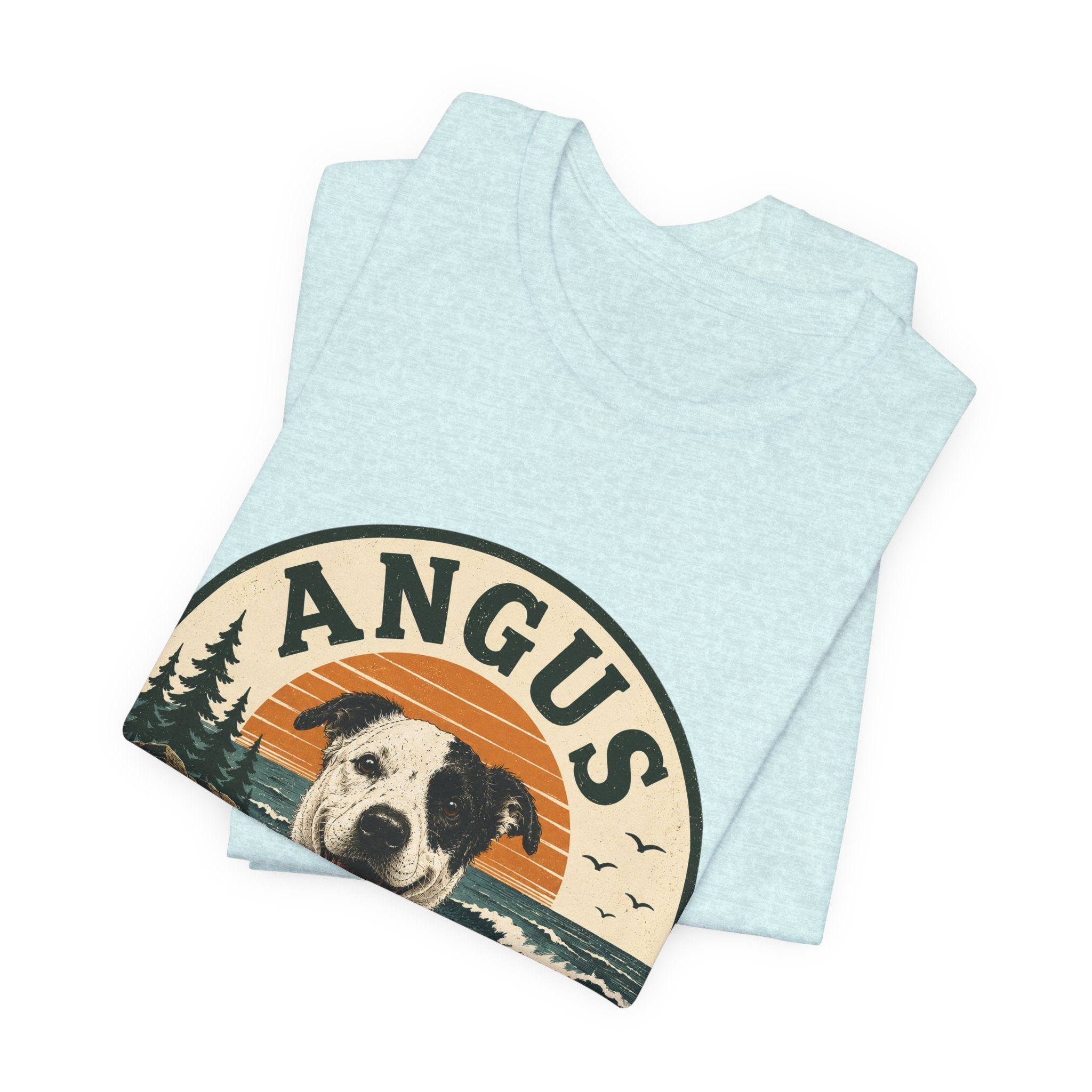 Angus Dog Photo Collage T-Shirt