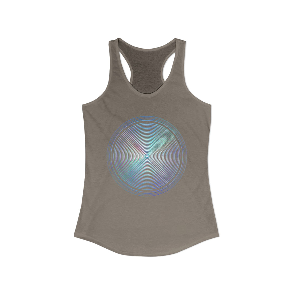 Women's Ideal Racerback Tank - Circle