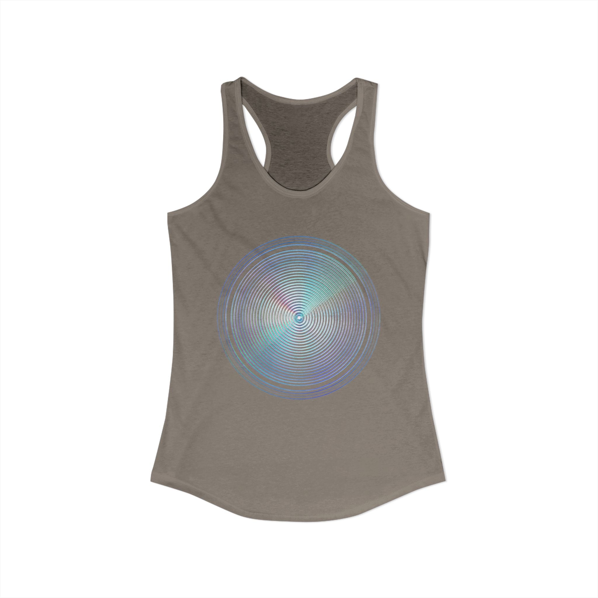 Women's Ideal Racerback Tank - Circle