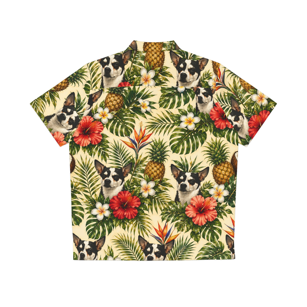 Chihuahua Pineapple Hawaiian Shirt — Tropical Floral Aloha Shirt