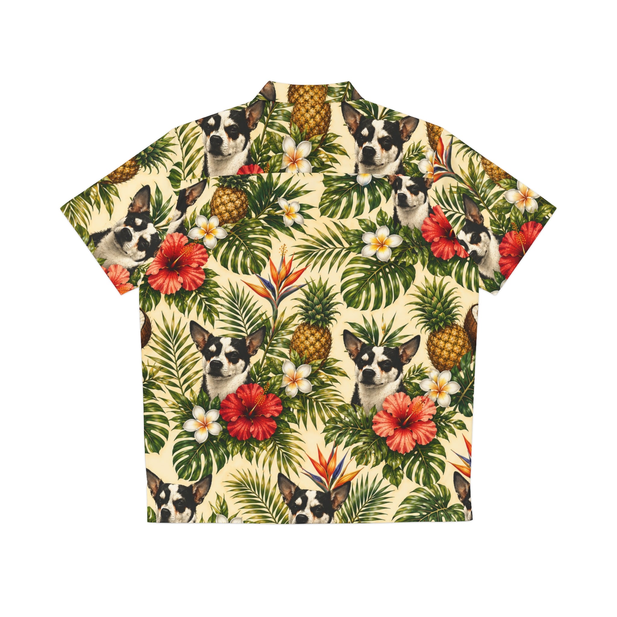 Chihuahua Pineapple Hawaiian Shirt — Tropical Floral Aloha Shirt