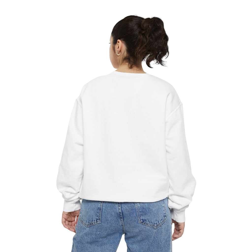 Floral Meadow Sweatshirt — Pink Cosmos Garden Crewneck