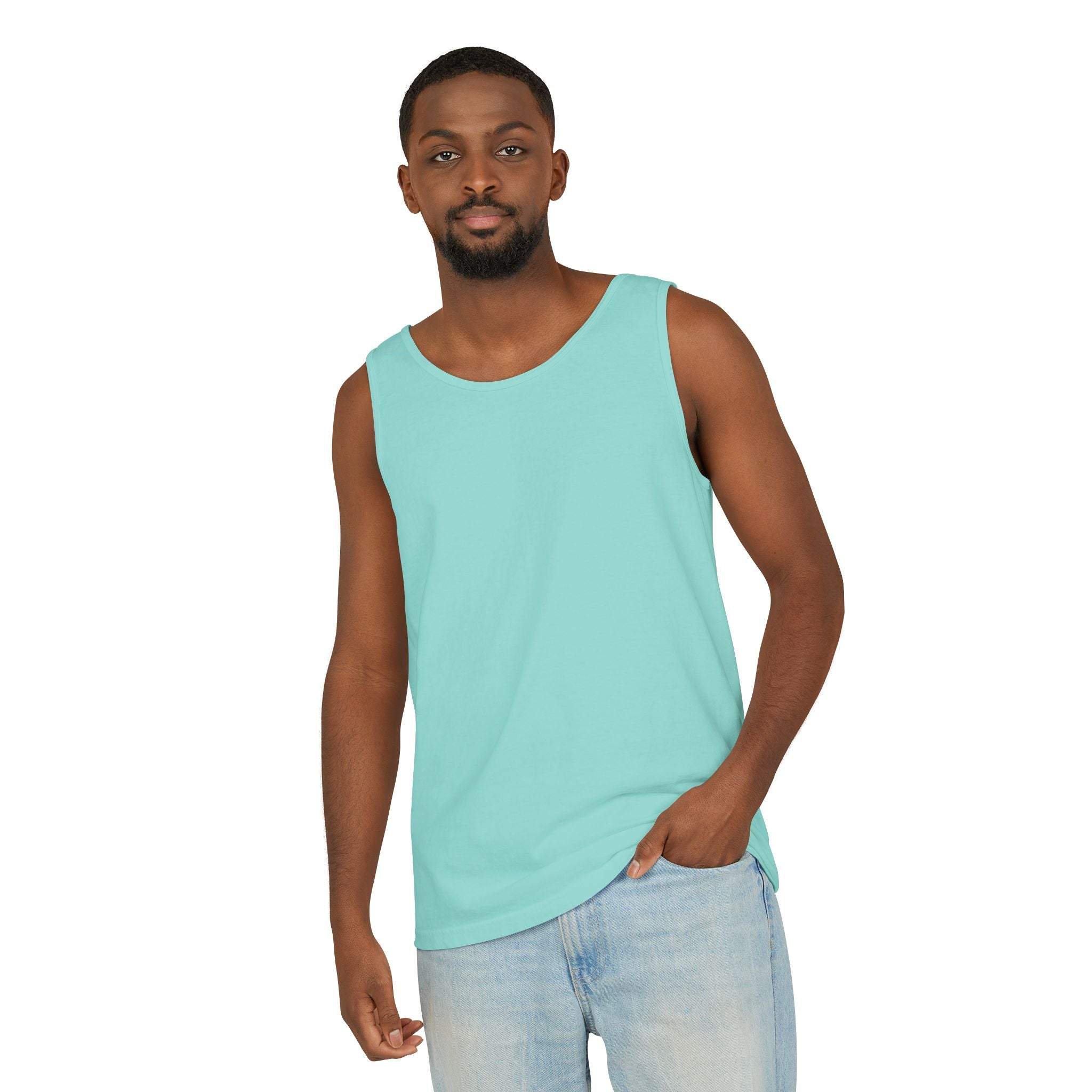 Summer Vibes Unisex Tank Top - Retro Sun Graphic