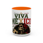 Viva Mexico Accent Coffee Mug — Day of the Dead Skeleton Design (11/15oz)