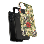 Tropical chihuahua Phone Case — Floral Pineapple Protective Tough Case