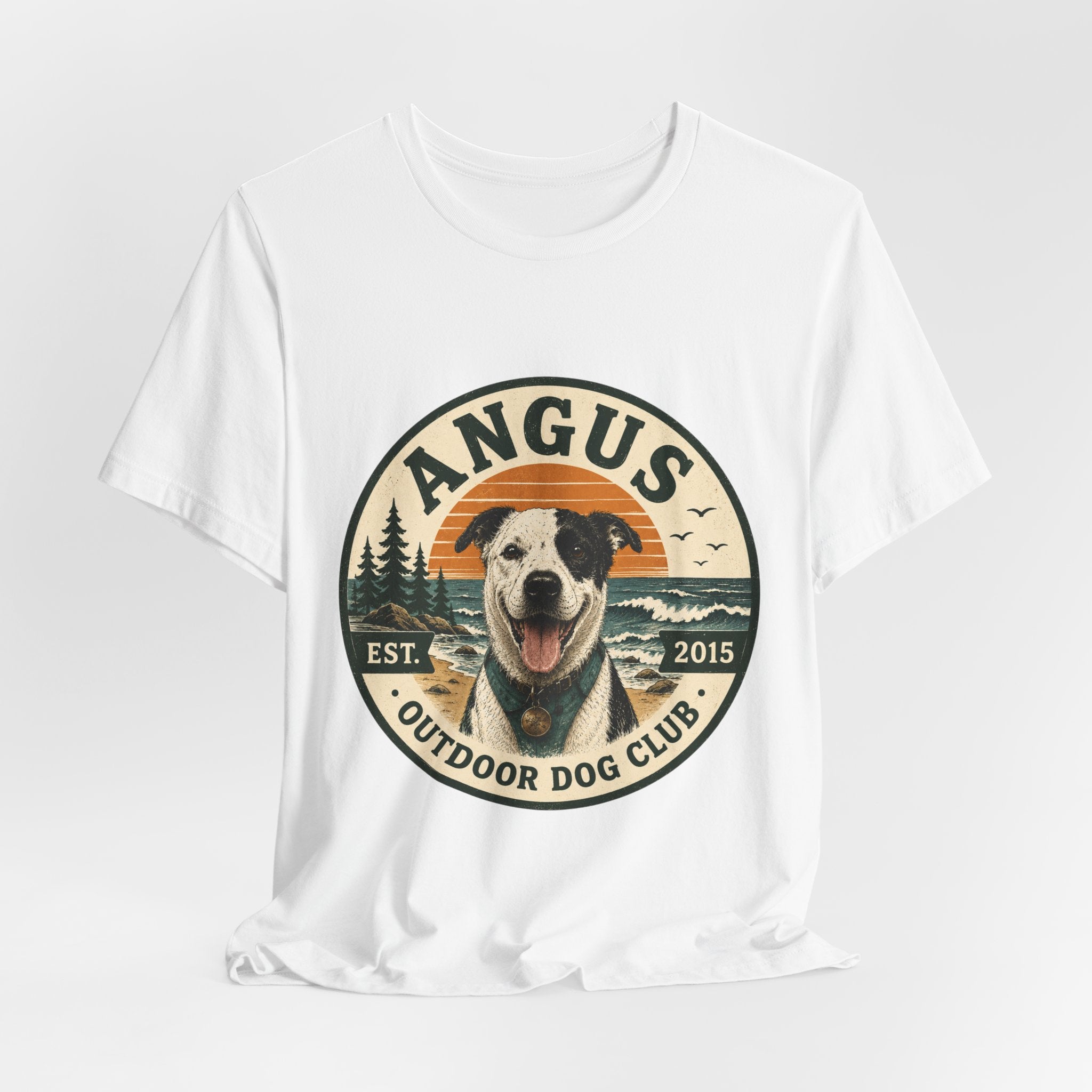Angus Dog Photo Collage T-Shirt