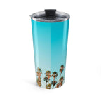 Palm Tree Sky 20oz Tumbler – Coastal Beach Vibes Stainless Travel Cup
